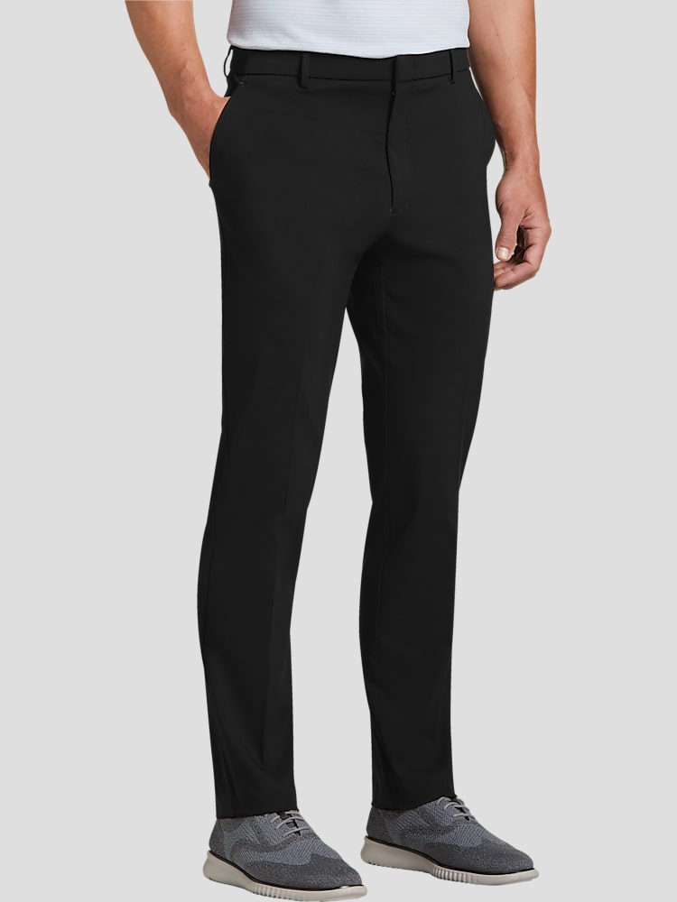 Pop Fit Black Active Pants Size XL - 70% off