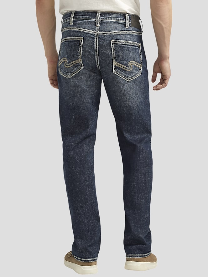 Silver Jeans Classic Fit Straight Leg Denim Jeans