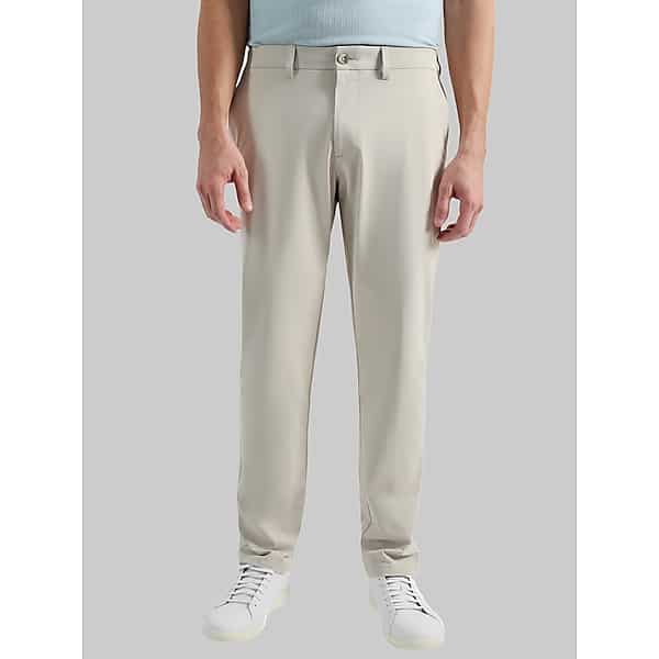Haggar Men's Sport Travel Performance Knit Pant Sand - Size: 32W x 32L