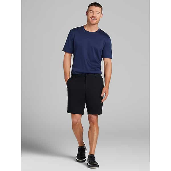 Awearness Kenneth Cole Men's Slim Fit Performance Flex Shorts Black - Size: 35 TMW21WR35428