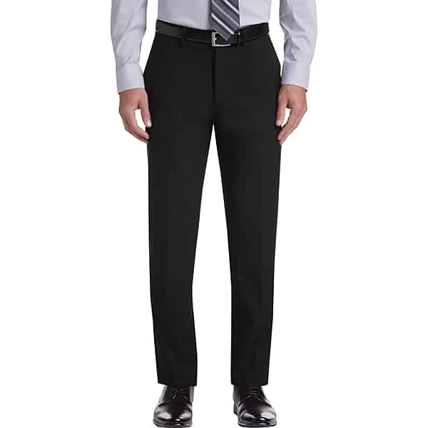 Haggar Men's J.M. ™ 4 Way Stretch Flat Front Dress Pant Black - Size: 38W x 32L
