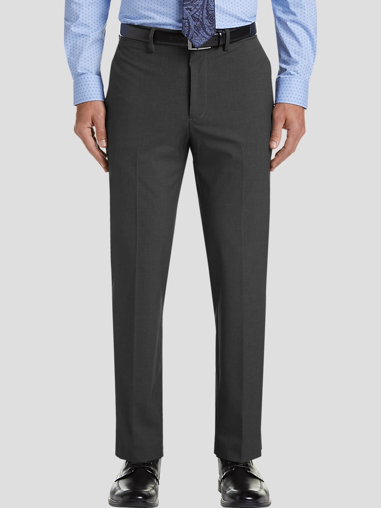 J.M. Haggar Men's Slim-Fit 4-Way Stretch Suit Pants - Charcoal