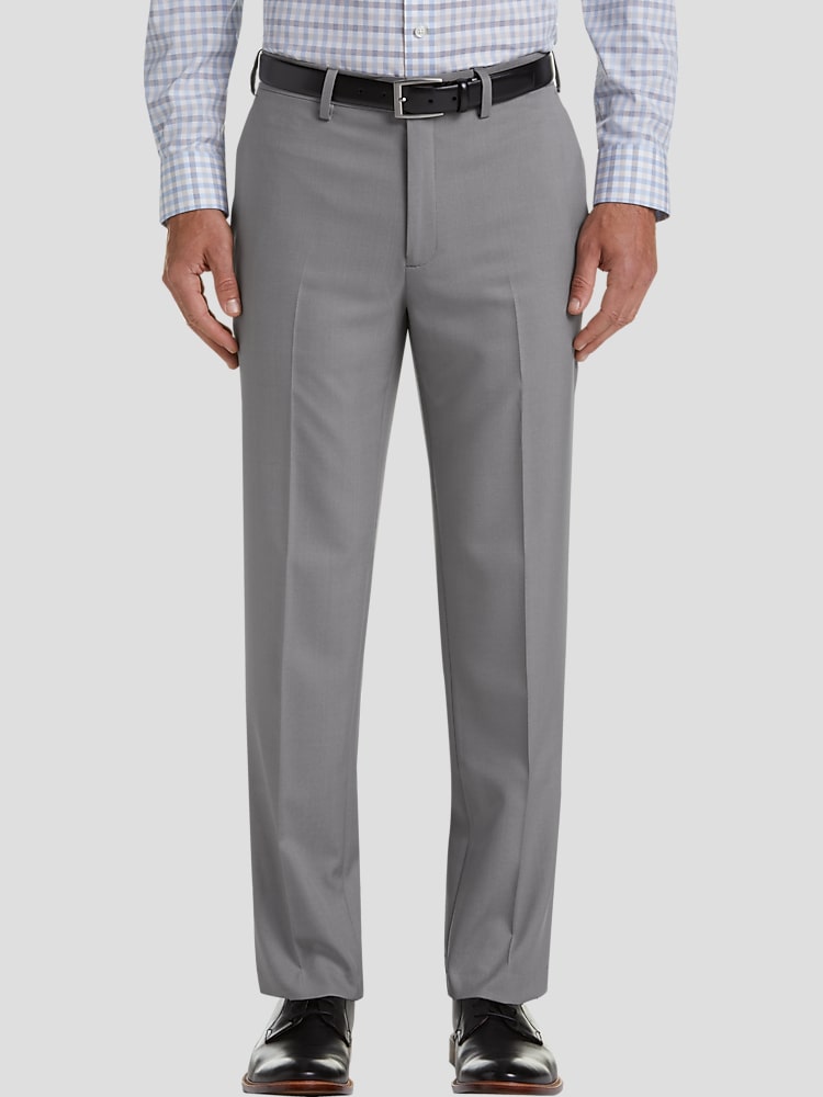 haggar men's premium comfort dress slim fit flat front pant Haggar Premium Comfort Dress Pants, Flat Front in Khaki