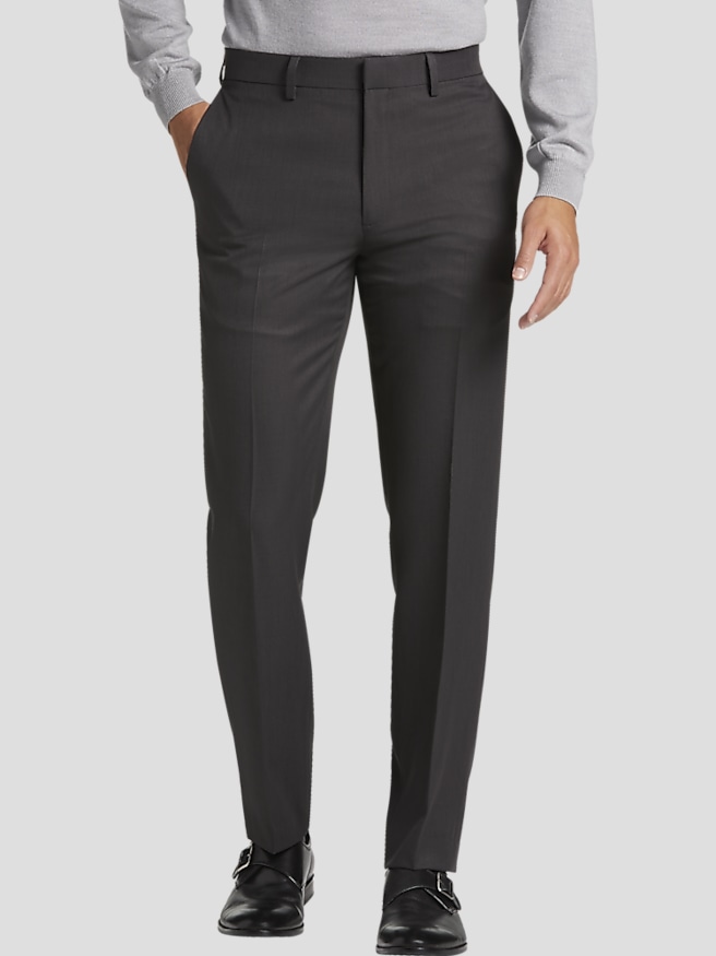 New Look Slim Suit Pants in Light Blue