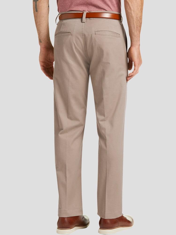Iron Free Premium Khaki™ Straight Fit Flat Front Pant