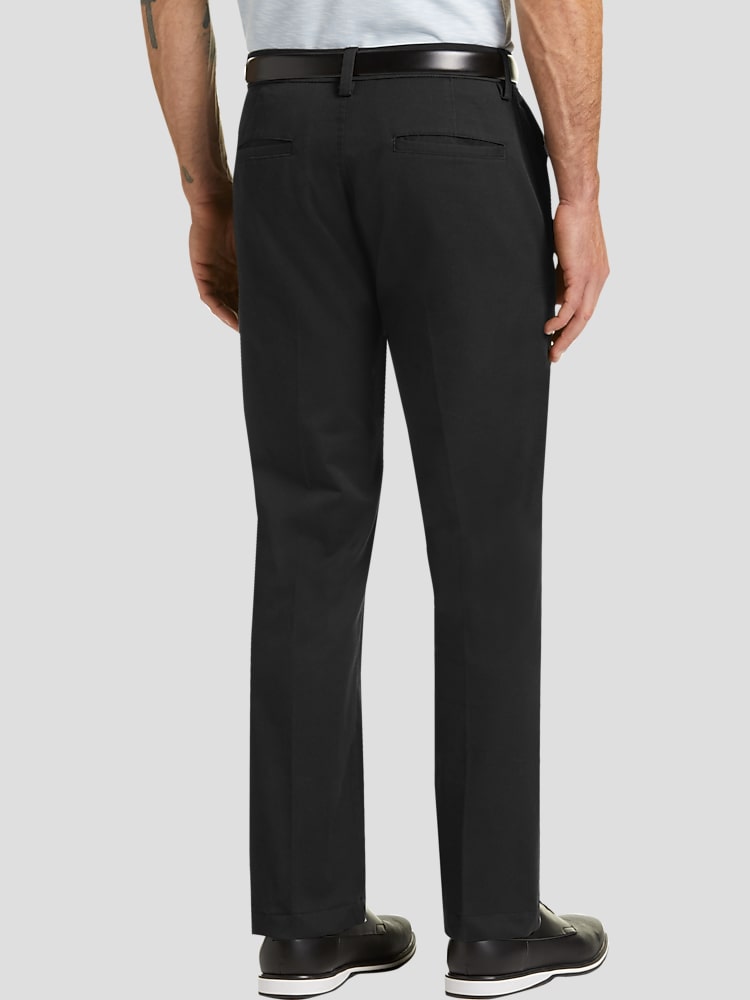 mens haggar active series straight fit dress pants Haggar The Active Series Urban Utility Straight Fit Cargo Pants, Flat Front in Medium Grey main image 1
