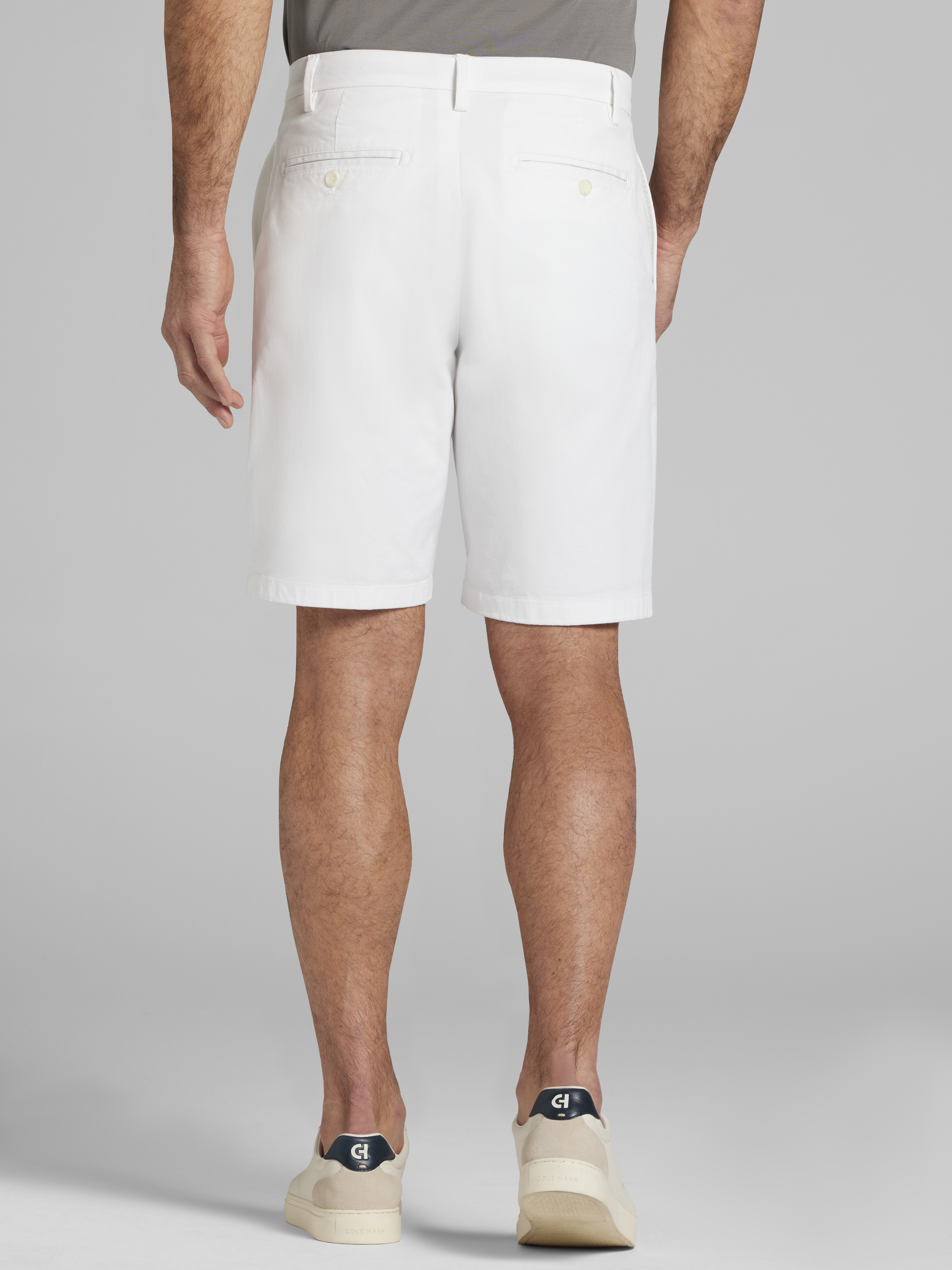 Modern Fit Comfort Stretch Flat Front Shorts