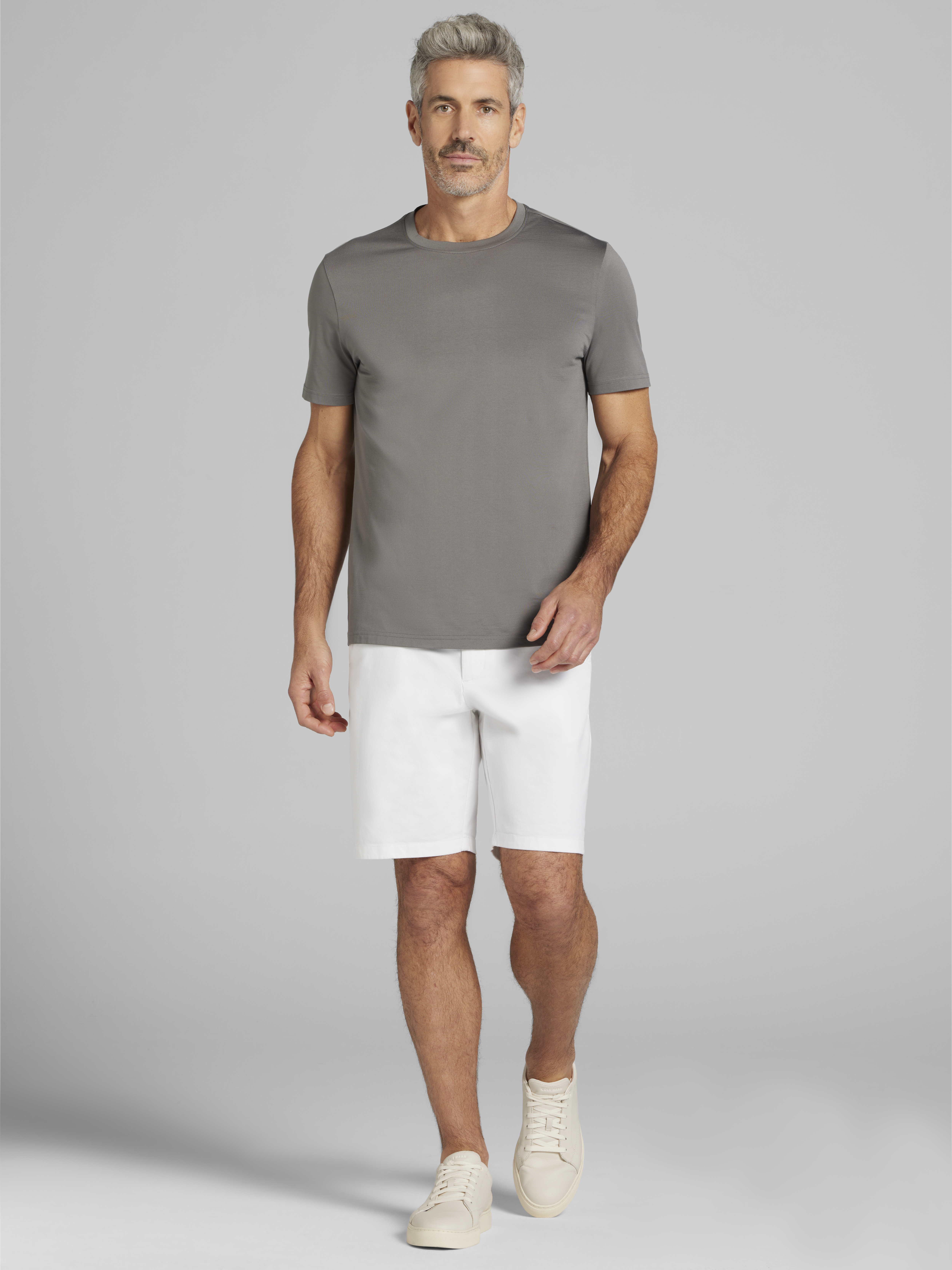 Modern Fit Comfort Stretch Flat Front Shorts