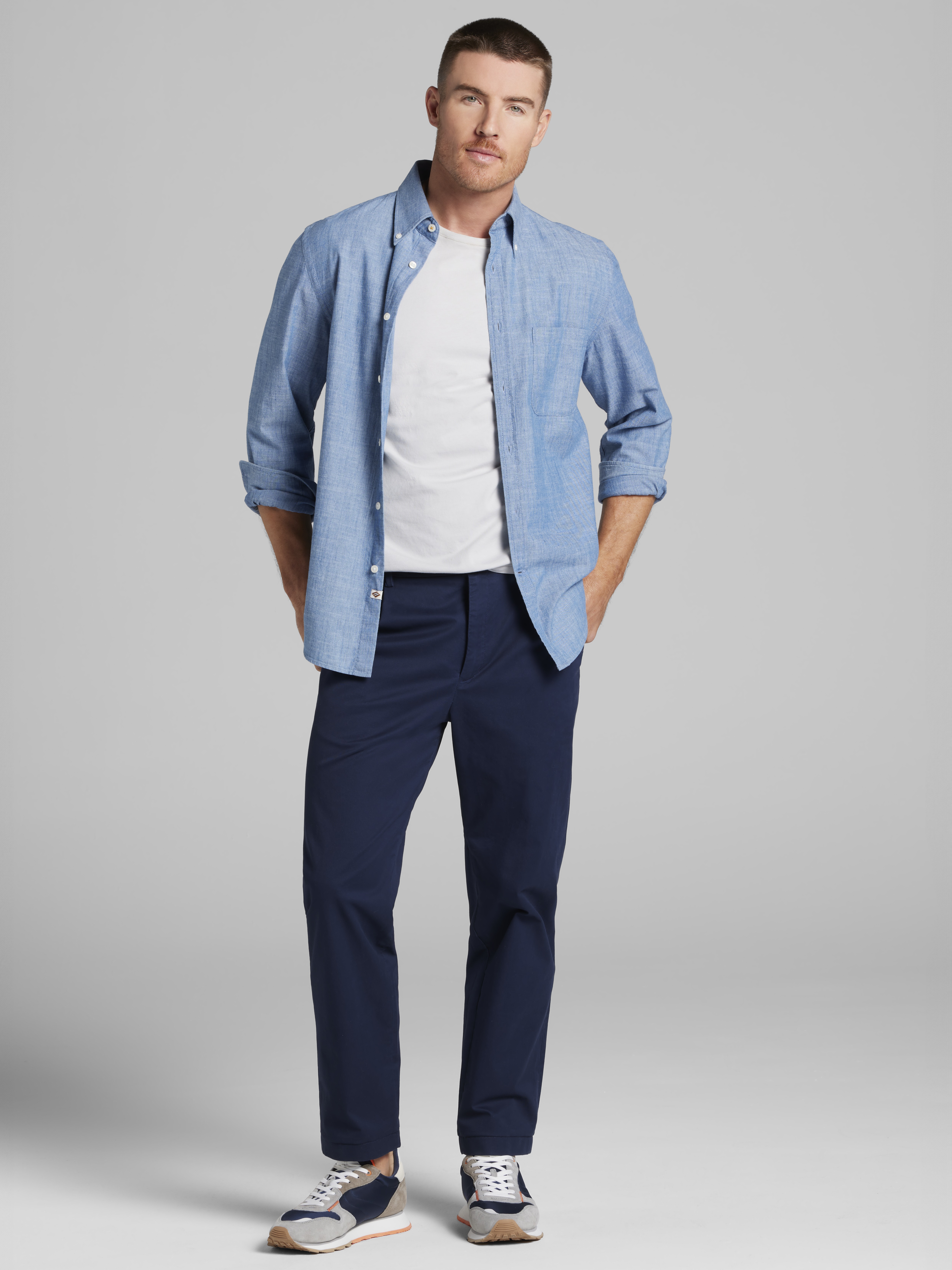 Comfort Stretch Chino Pleated