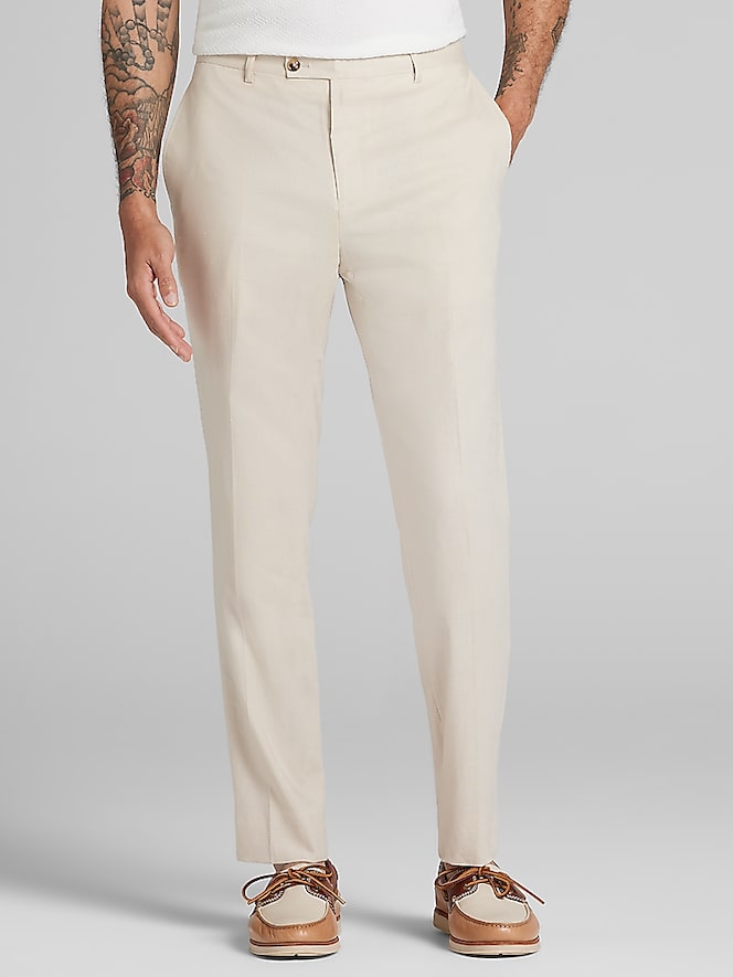 Paisley & Gray Slim Fit Linen Blend Pants | Casual Pants