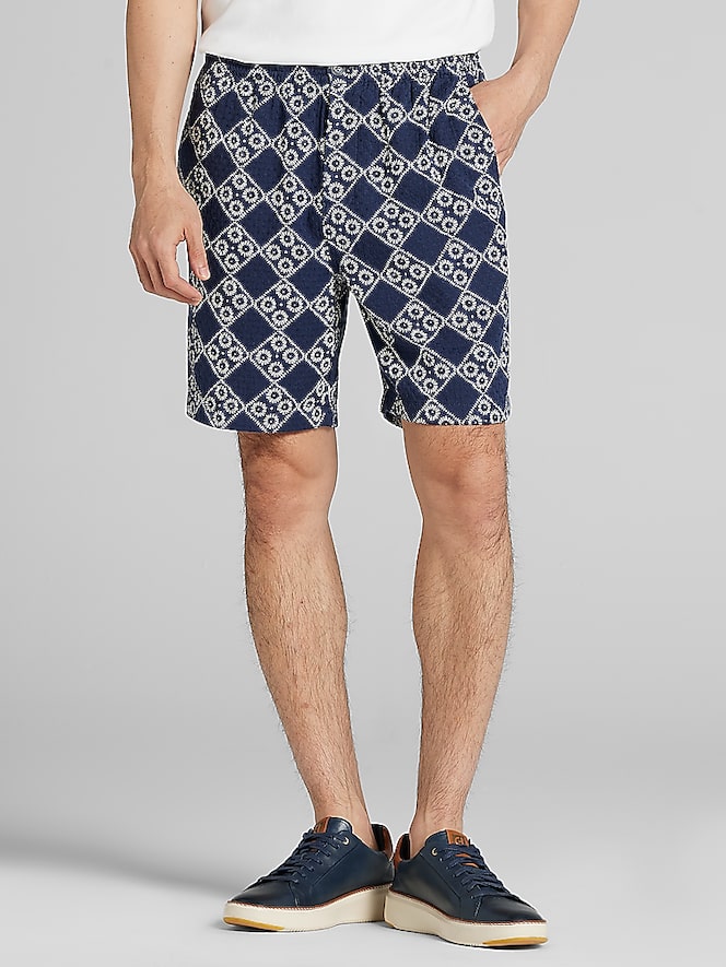 Joseph Abboud Modern Fit Diamond Dobby Shorts