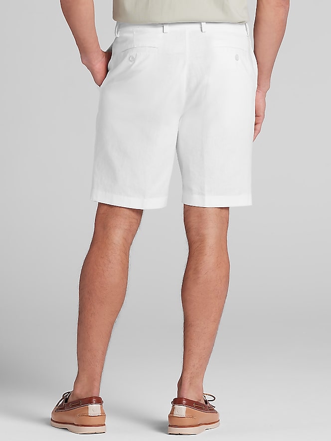 Joseph Abboud Modern Fit Linen Blend Shorts