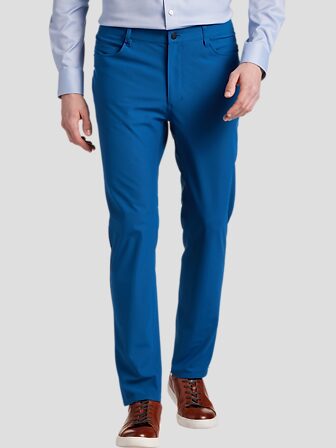 Awearness Kenneth Cole Slim Fit 5 Pocket Tech Pants Casual Pants Men s Wearhouse