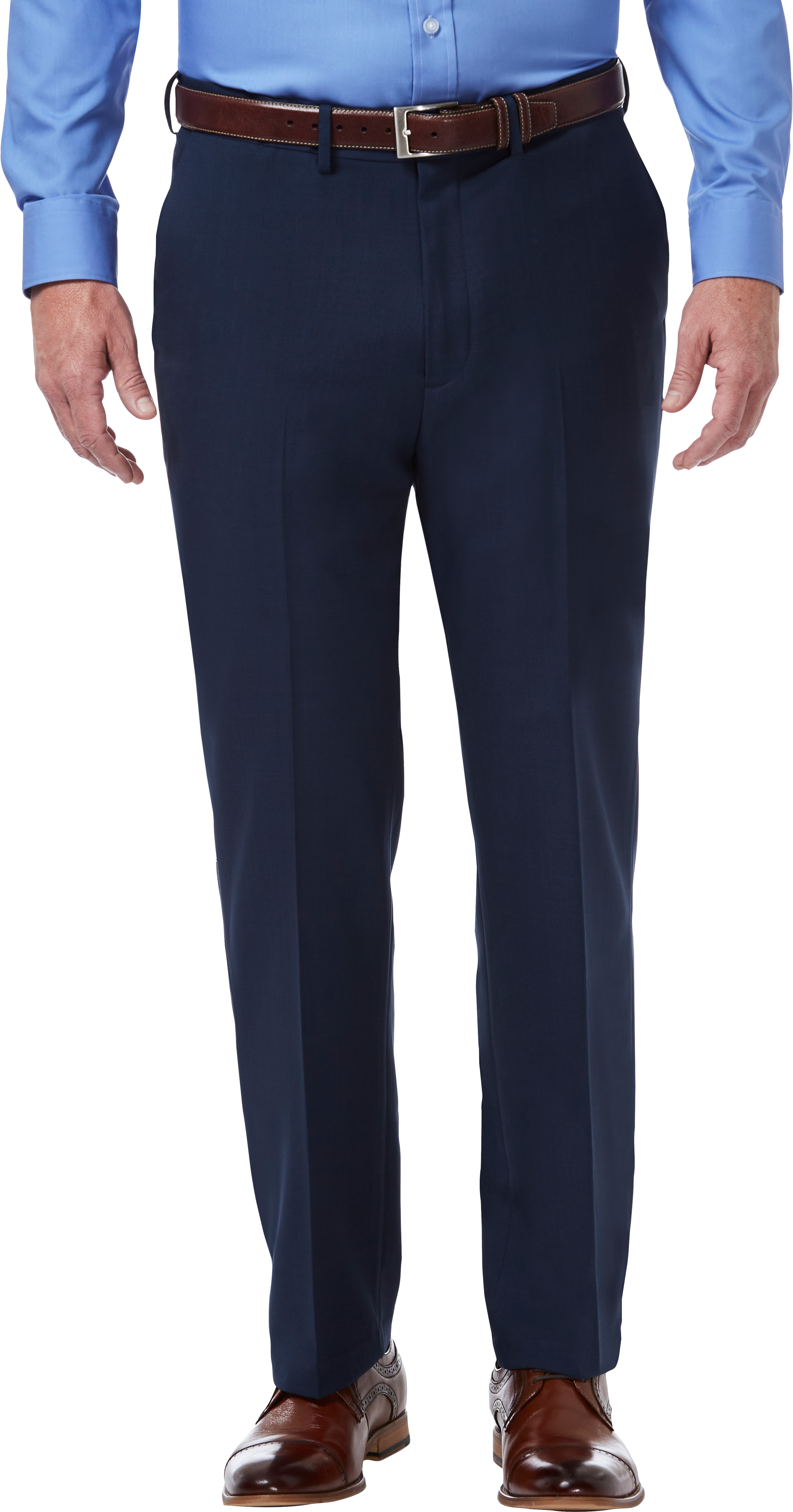 Premium Comfort Classic Fit Flat Front Dress Pant