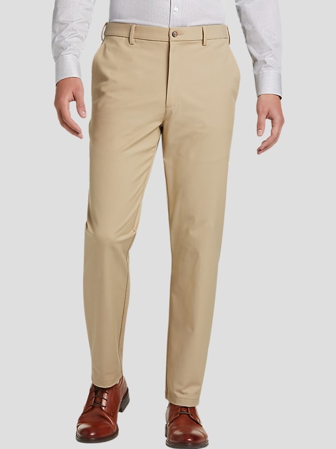 Don The Fuller Beige HOUSTON Men Cropped Dress Pants main image 0