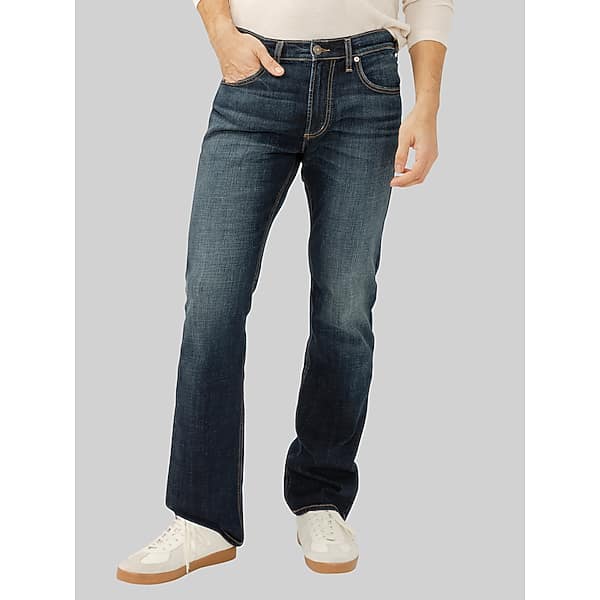 Silver Jeans Co. Men's Slim Fit Bootcut Jeans Dark Wash - Size: 30W x 30L