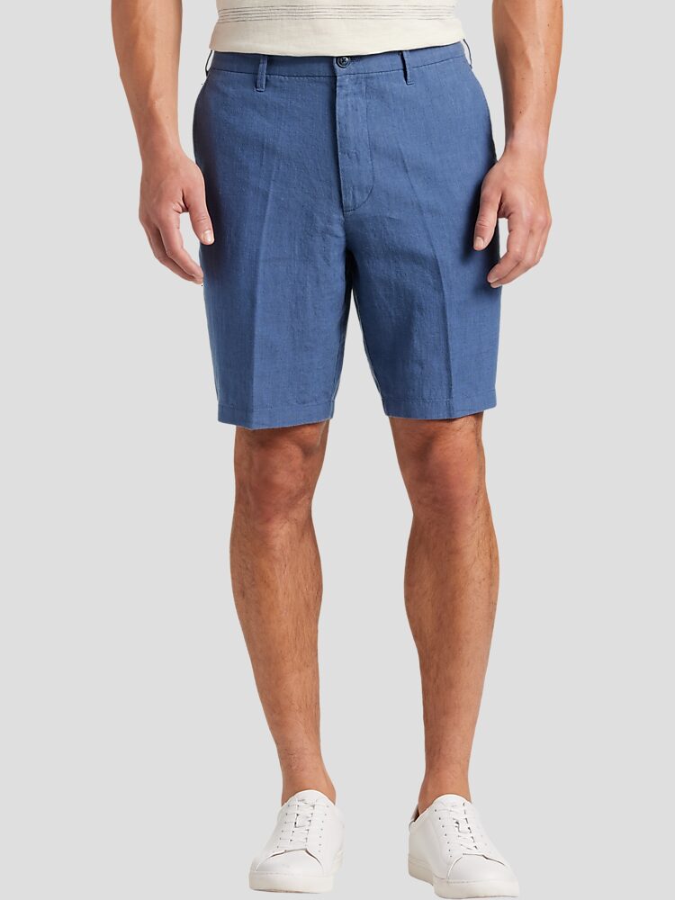 Joseph Abboud Modern Fit Linen Shorts Shorts Men s Wearhouse