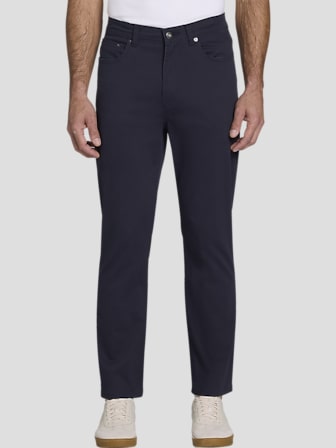 SLIM FIT SUIT PANTS - Navy blue