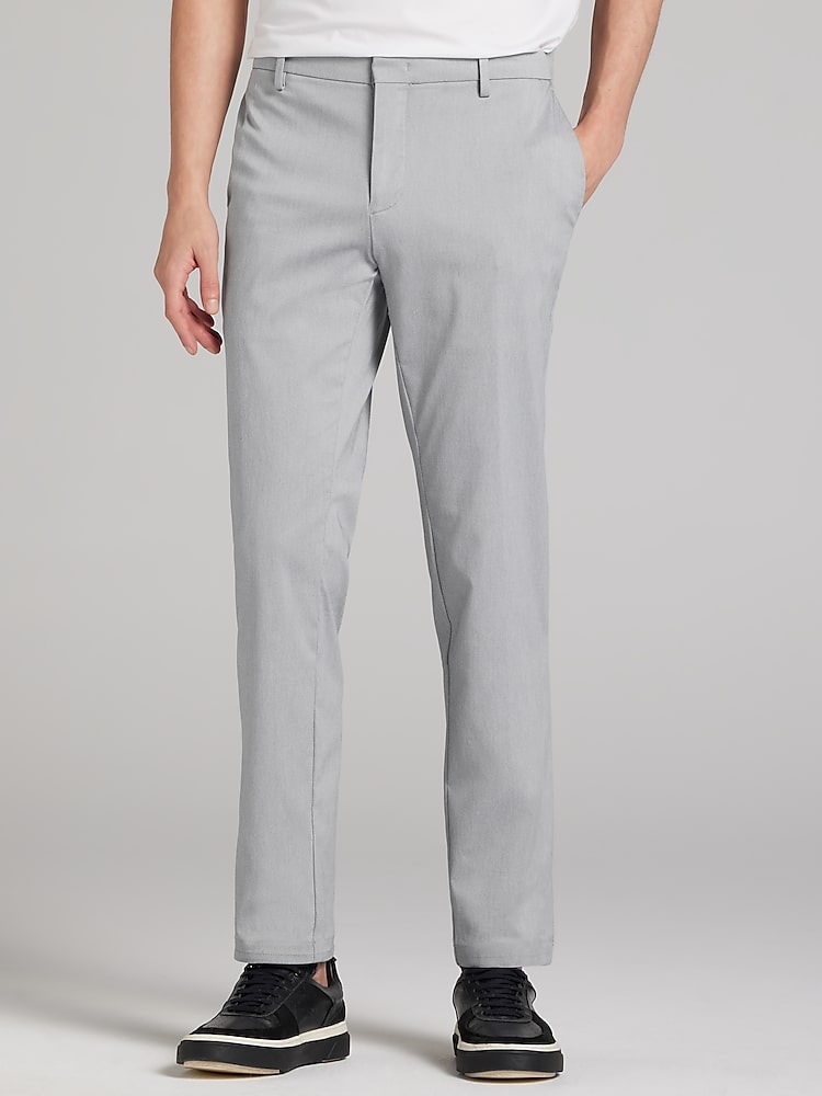 kenneth cole stretch slim fit dress pant Shop Slim-Fit Stretch Twill Dress Pant – Chambray main image 0