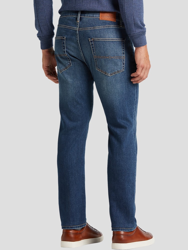 store discounted 2 pairs of Lucky Brand 410 Athletic Slim Jeans