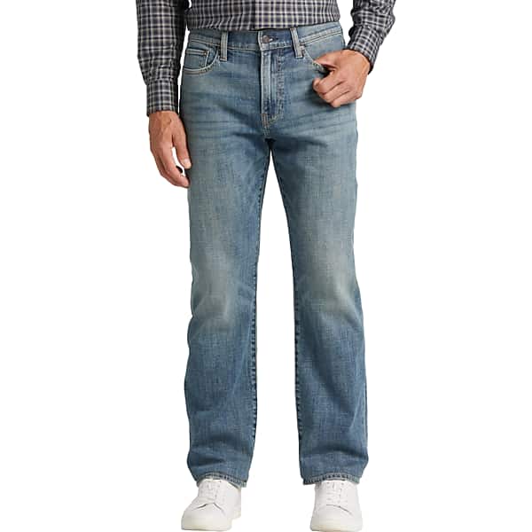 Lucky Brand Mens Straight Fit Classic Leg Vintage Wash Jeans Dark Wash