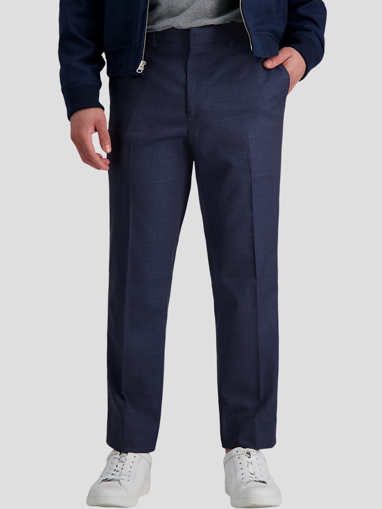 Haggar J.M. Haggar Slim Fit Flat Front Stretch Dress Pant Dress Pants Men s Wearhouse