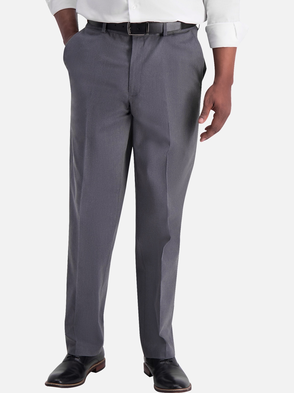 Haggar Iron-Free Premium Khaki™ Classic Fit Flat-Front Pants | All ...