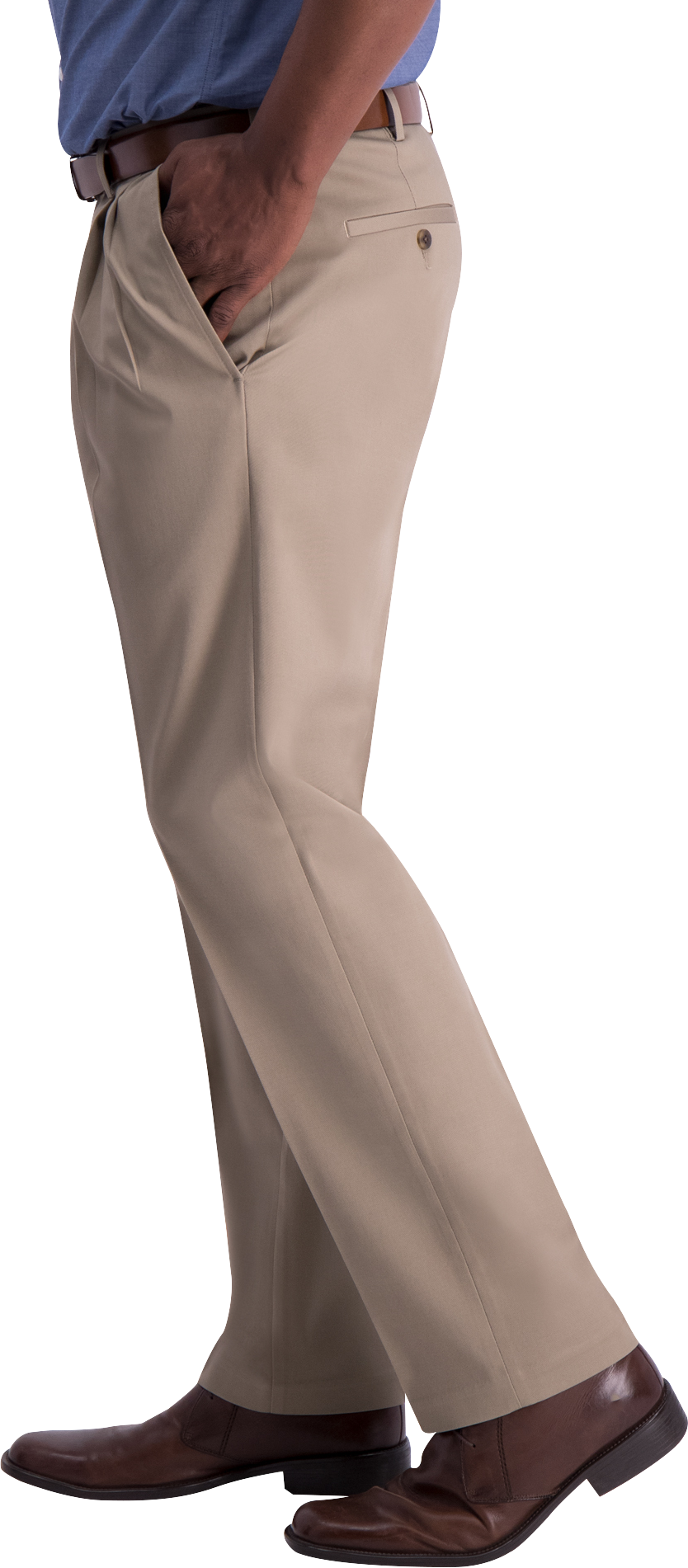 Iron-Free Premium Khaki™ Classic Fit Pleat Front Pant