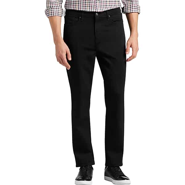 Joseph Abboud Men's Slim Fit Comfort Stretch Jeans Black - Size: 42W x 30L