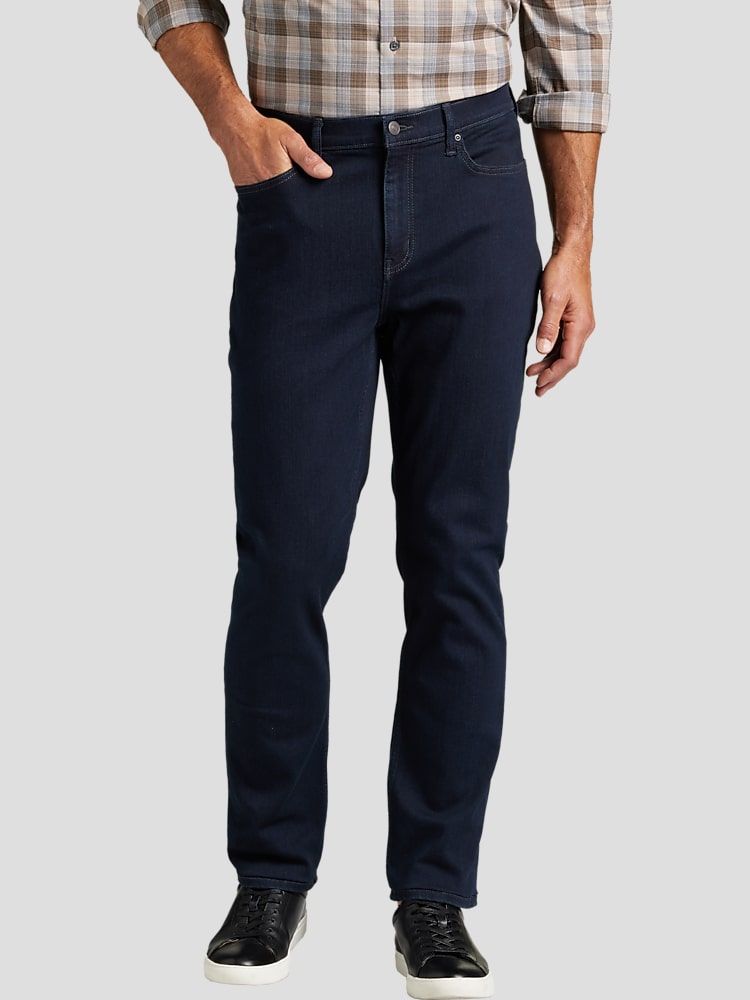 Joseph Abboud Slim Fit Comfort Stretch Jeans, Rinse - Blue | Jeans | Men's  Wearhouse