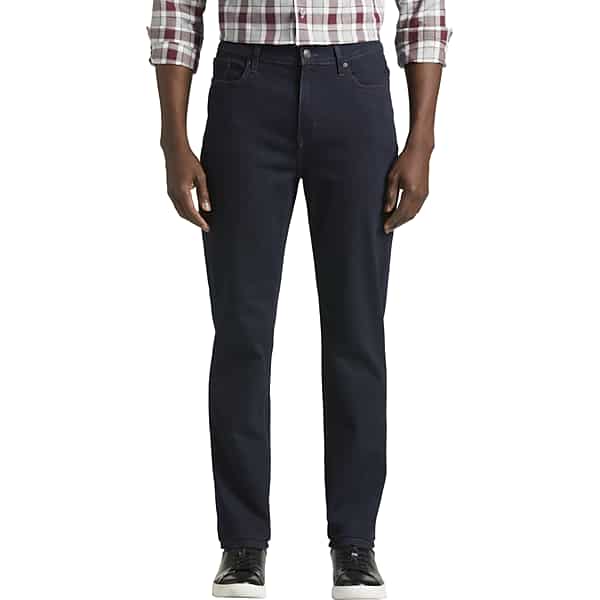 Joseph Abboud Big & Tall Men's Straight Fit Comfort Stretch Jeans Rinse - Size: 34W x 36L