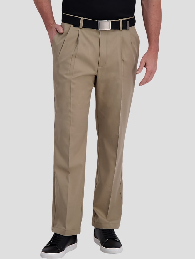 Haggar Cool Right&reg; Performance Flex Classic Fit Pleat Front Pant