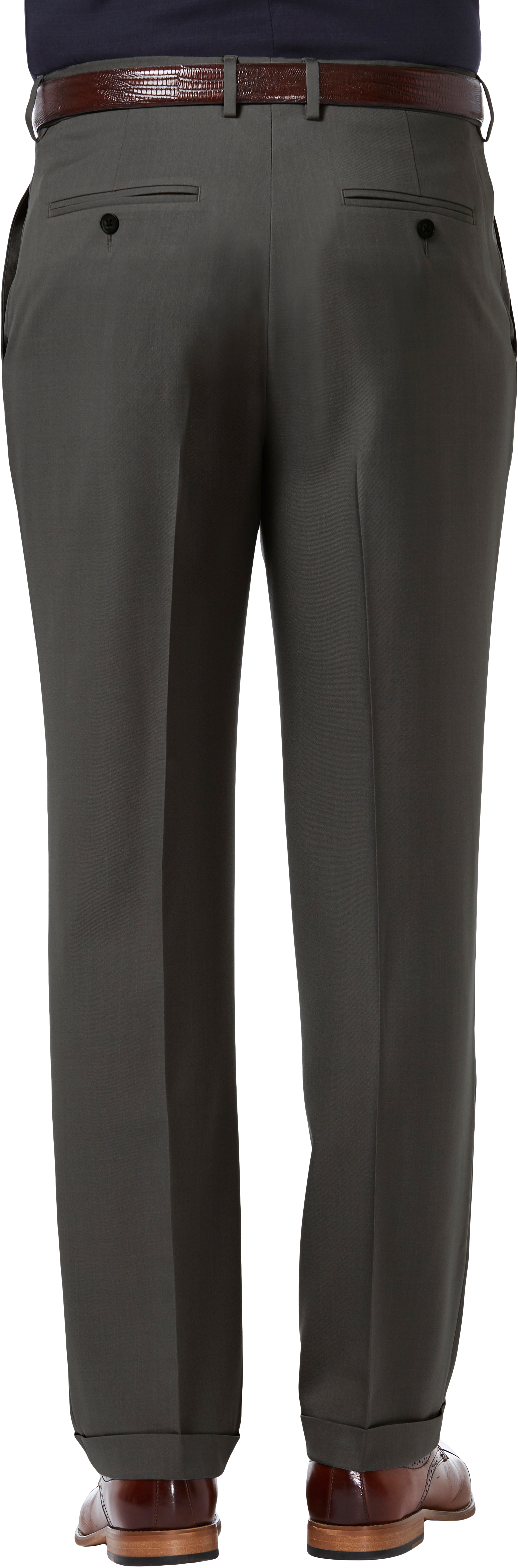 Premium Comfort Classic Fit Pleat-Front Pants