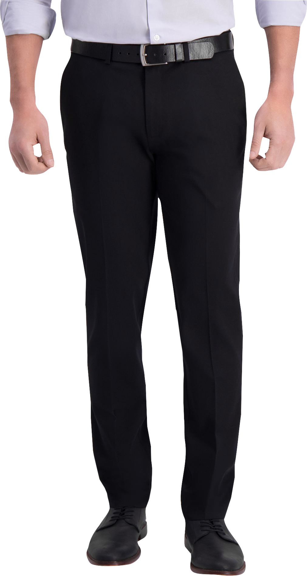 Iron Free Premium Khaki™ Slim/Straight Fit Flat Front Pant