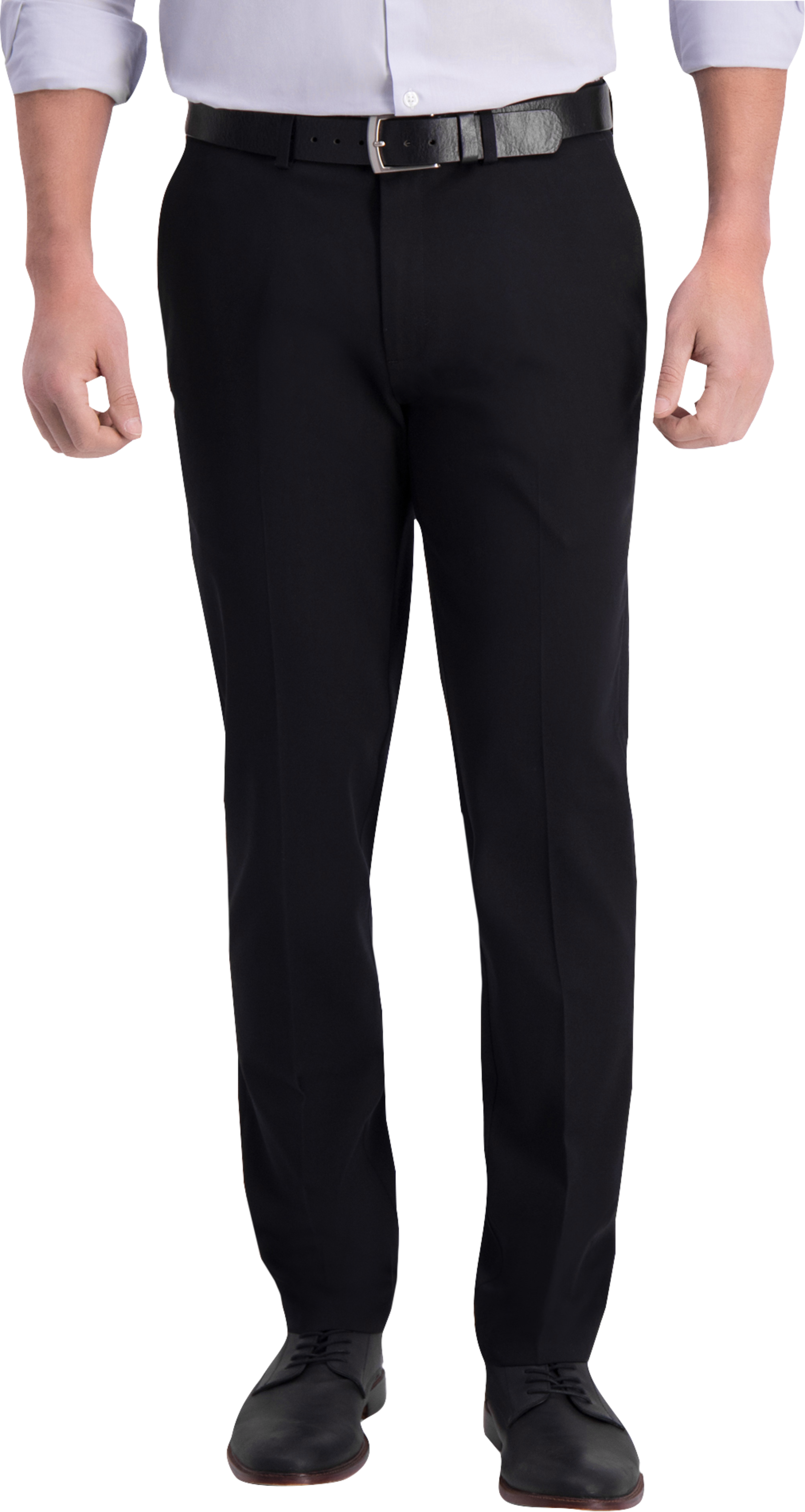 Iron Free Premium Khaki™ Slim/Straight Fit Flat Front Pant