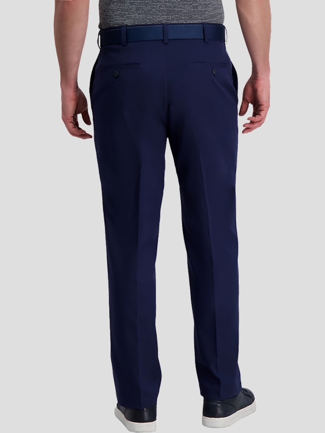 Haggar Cool Right&reg; Performance Flex Classic Fit Flat Front Pant