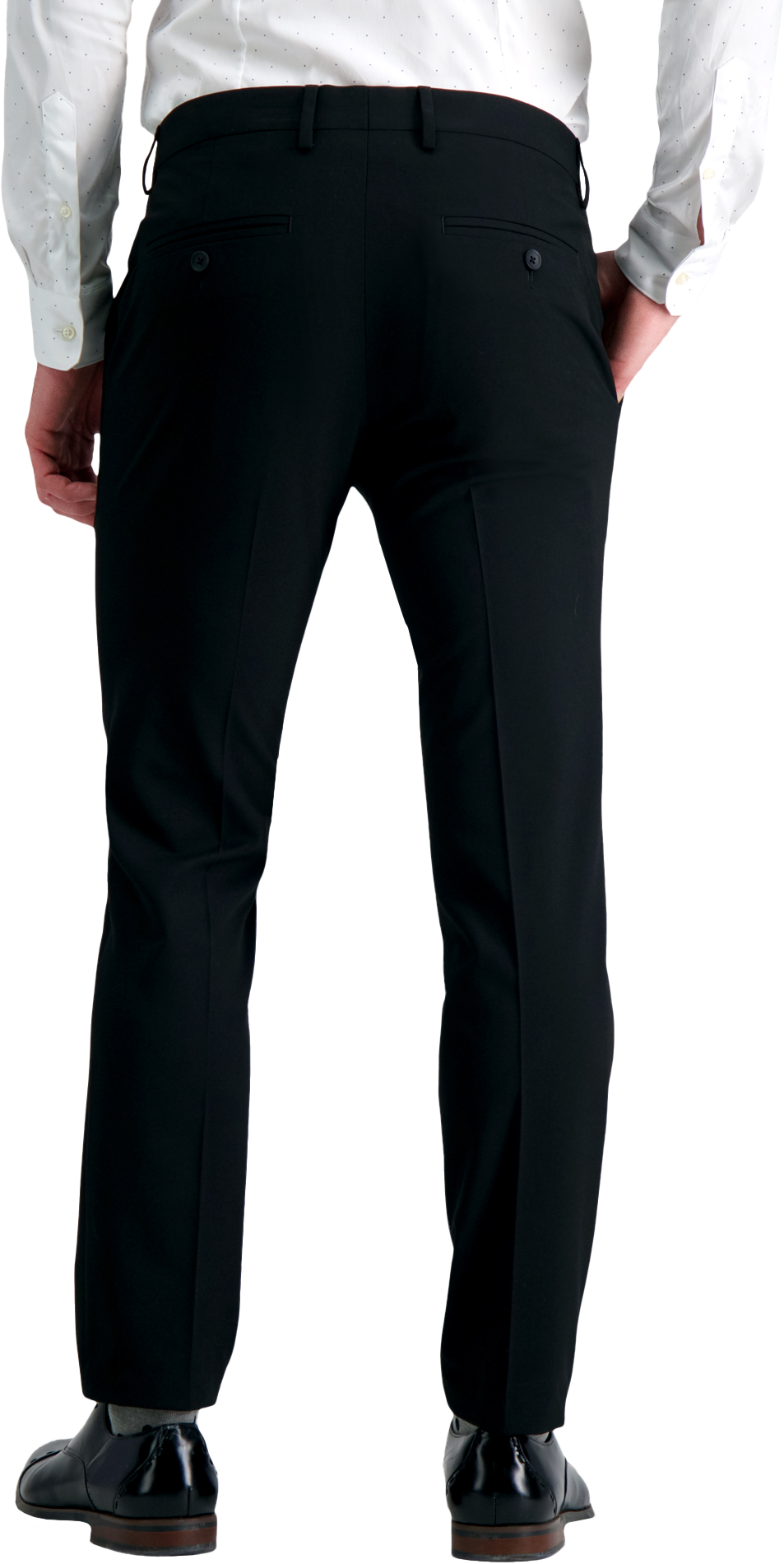J.M. Haggar™ Sharkskin Ultra Slim Fit Flat Front Pant