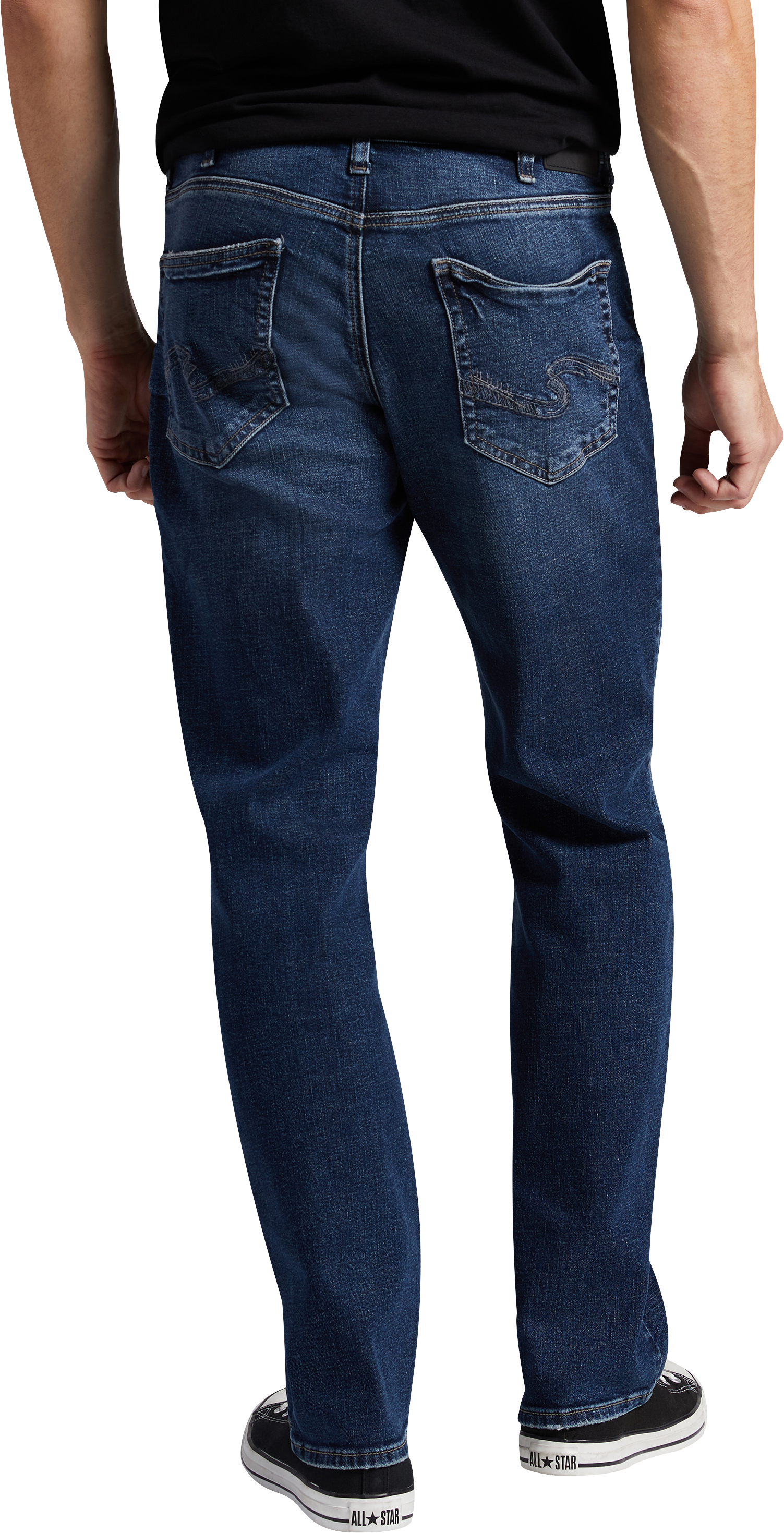 Classic Fit Straight Leg Traditional 5-Pocket Jeans