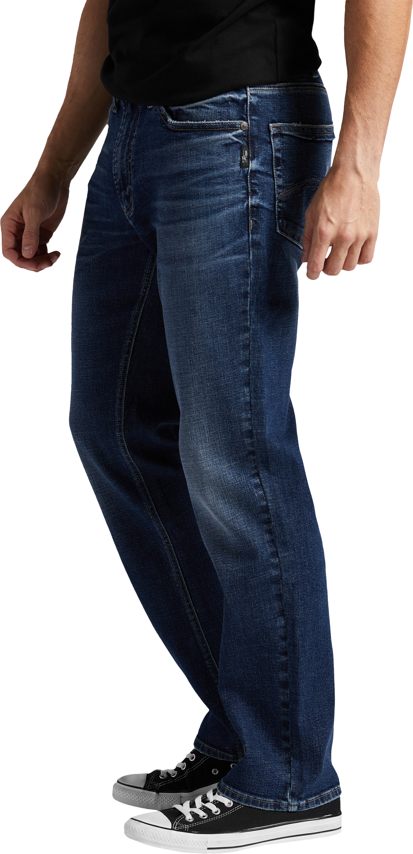 Classic Fit Straight Leg Traditional 5-Pocket Jeans