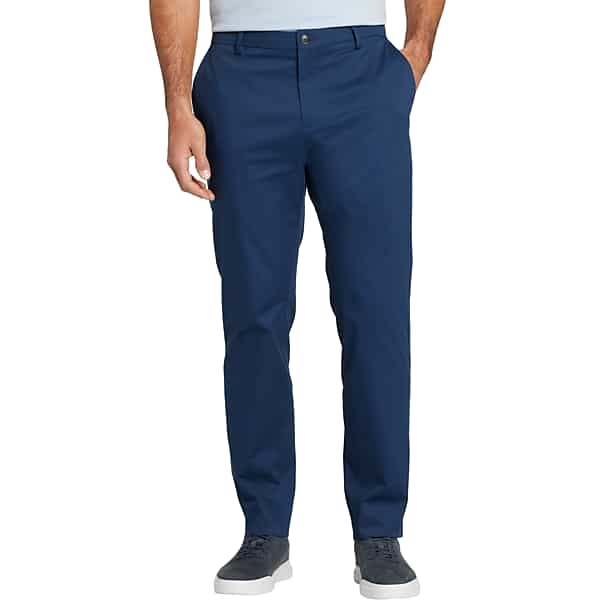Awearness Kenneth Cole Men's Modern Fit Performance Flex Chino Blue/Postman - Size: 40W x 34L