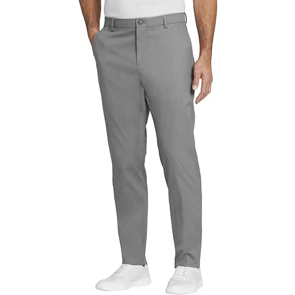 Awearness Kenneth Cole Big & Tall Men's Modern Fit Performance Flex Chino Smoked Pearl - Size: 46W x 30L