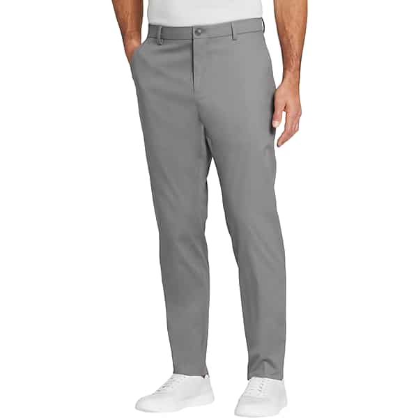 Awearness Kenneth Cole Big & Tall Men's Modern Fit Performance Flex Chino Smoked Pearl - Size: 40W x 36L TMW238E40617