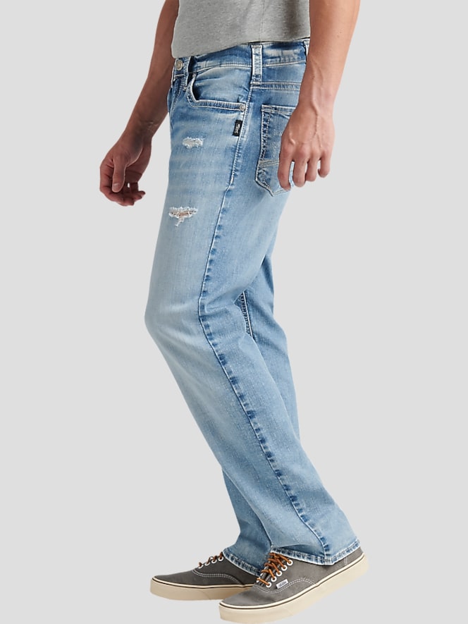 Silver Jeans Allan Slim Fit Straight Leg Jeans | Jeans | Men's Wearhouse