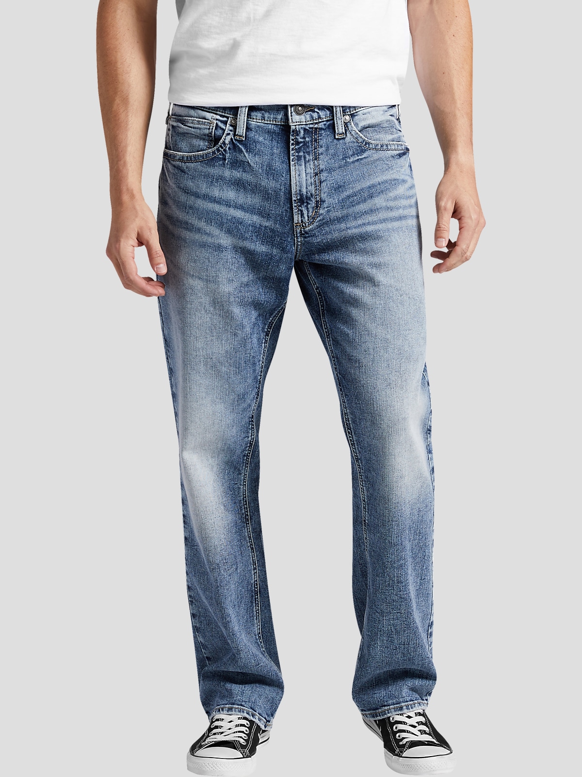 Silver Jeans Grayson Classic Fit Straight Jeans Jeans Men s Wearhouse