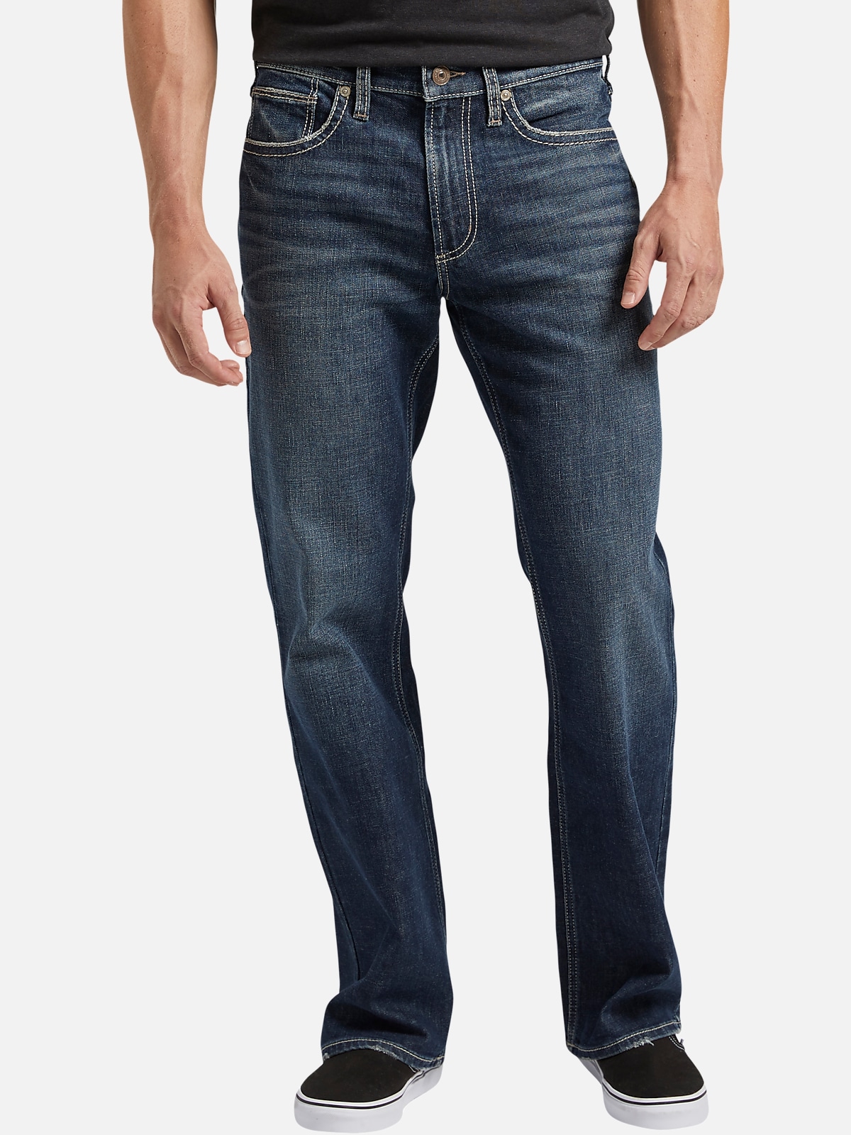 Silver Jeans Zac Relaxed Fit Straight Jeans | All Clearance $39.99| Men ...