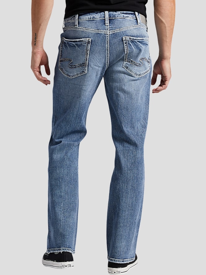Silver Jeans Relaxed Fit Straight Leg Casual Jeans