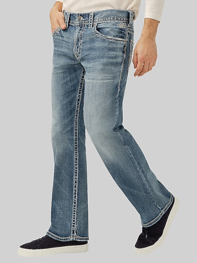Silver Jeans Co. Zac Relaxed Fit Straight Leg Jean, Indigo - Image 3 of 3