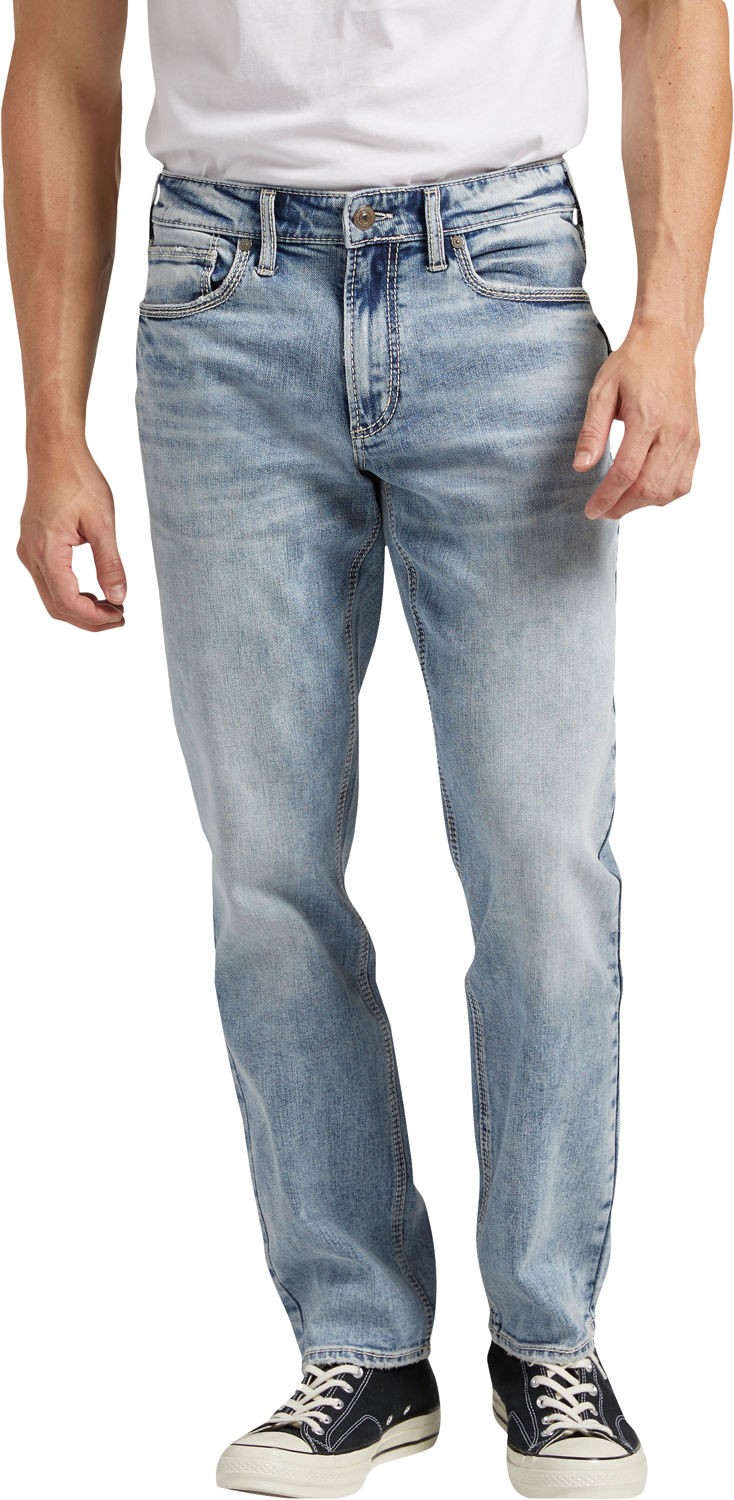 Eddie Athletic Fit Tapered Jeans