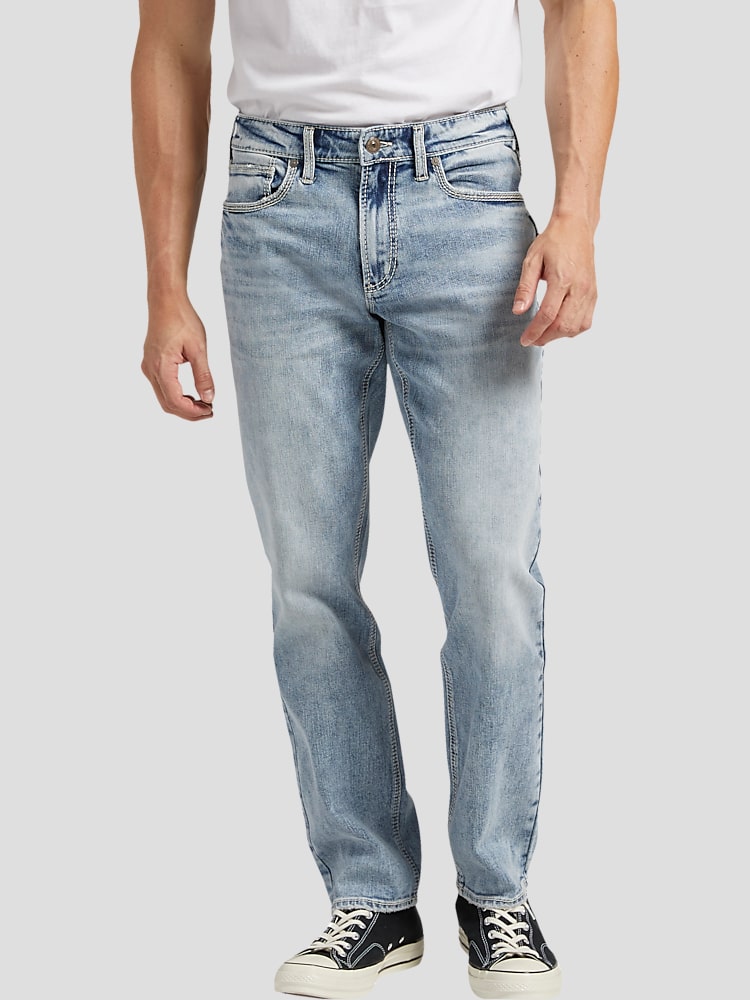 Silver Jeans Eddie Athletic Fit Tapered Jeans Jeans Men s Wearhouse