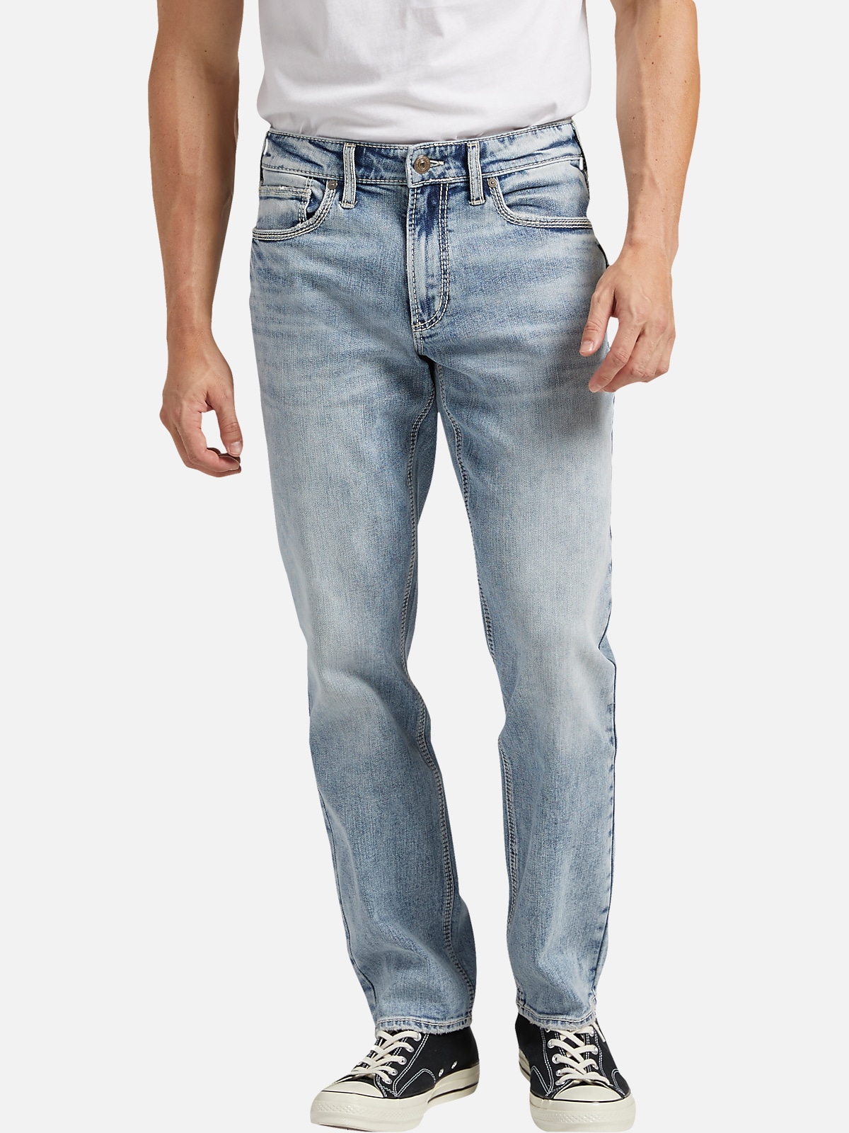 Silver Jeans Eddie Athletic Fit Tapered Jeans | All Sale| Men's Wearhouse